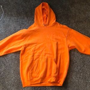 Orange hoodie (L) Men’s